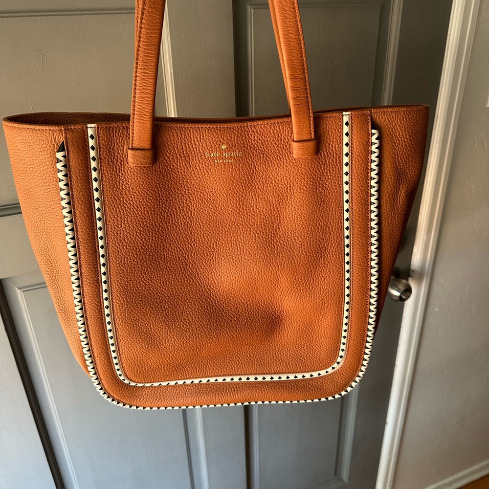 Kate Spade Brown Leather Tote Bag